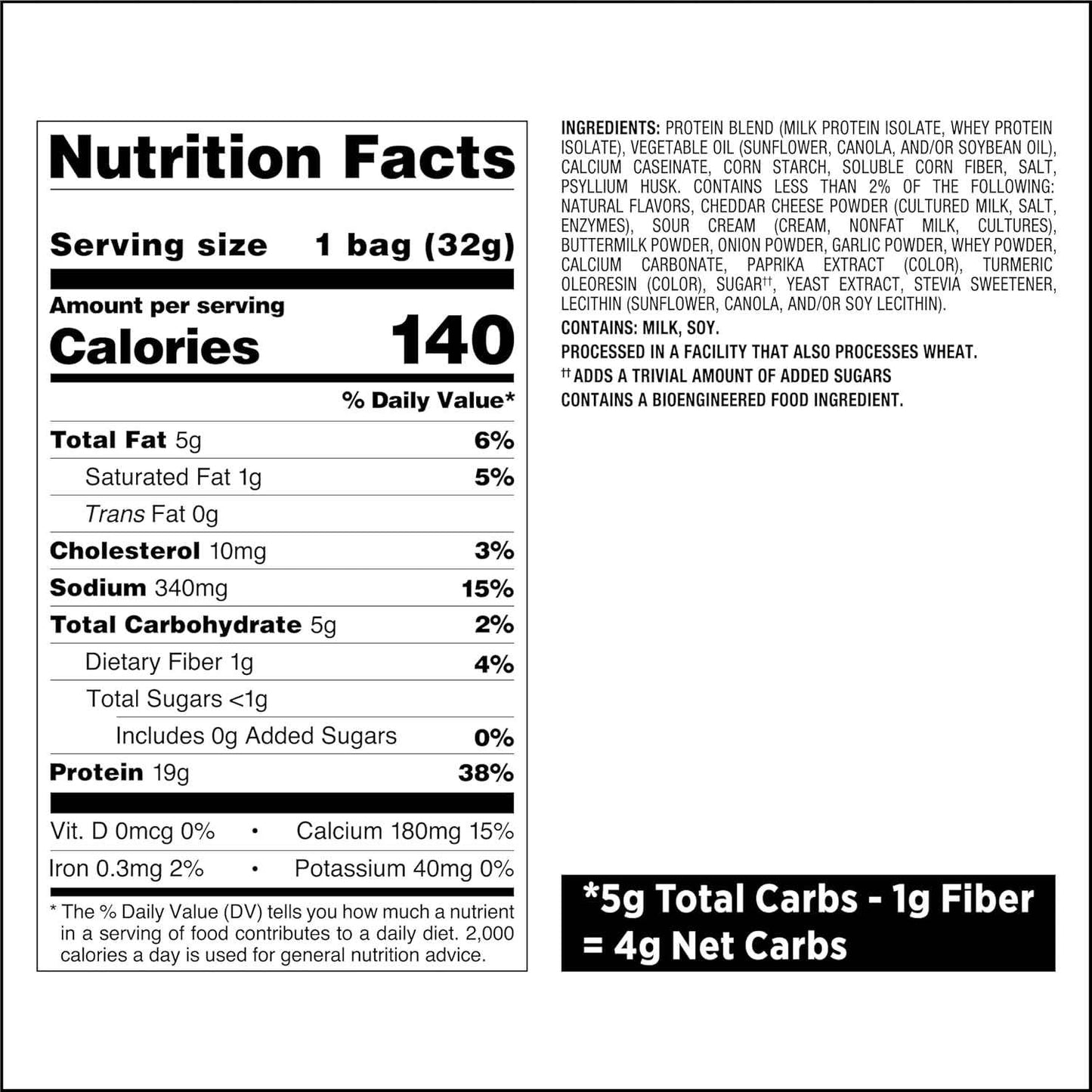 Quest Nutrition Protein Chips Variety Pack High Protein, Low Carb, 1.1 oz