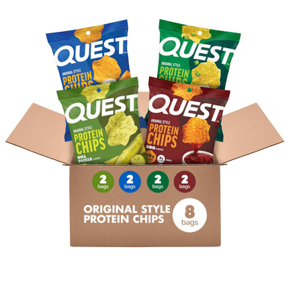Quest Nutrition Protein Chips Variety Pack High Protein, Low Carb, 1.1 oz
