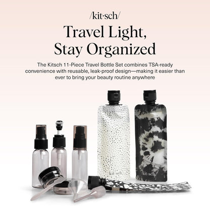 Kitsch_11_PCS_Travel_Containers_for_Toiletries_–_Travel_Essentials_Kit_for_Shampoo,_&_More_-_TSA_Approved_Bottles_for_Travel_Size_Toiletries,_Leak-Proof_Refillable_Travel_Containers_-_Black_&_Ivory