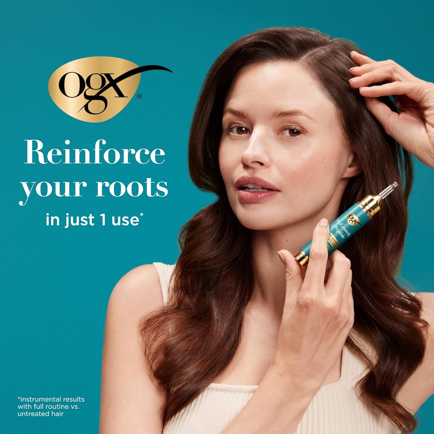 OGX_ProGrowth_+_Peptide_Scalp_Serum,_Strengthens_&_Densifies_by_Hydrating_the_Scalp_and_Reinforcing_Roots_to_Support_Natural_Hair_Growth,_0.33_fl._oz