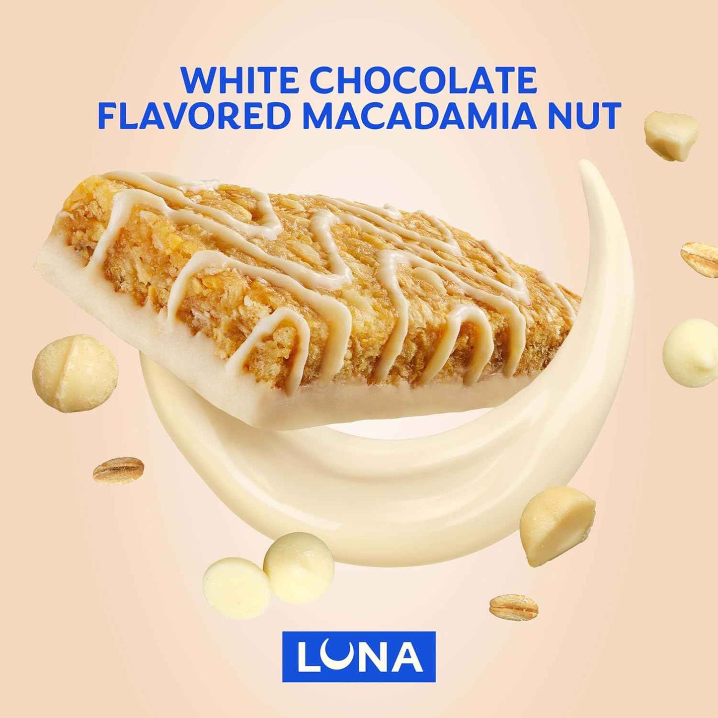 Clif, Bar Luna White Chocolate Macadamia 15 Count, 25.35 Ounce
