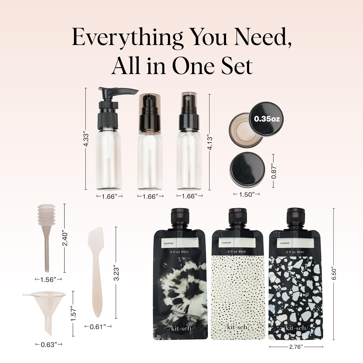Kitsch_11_PCS_Travel_Containers_for_Toiletries_–_Travel_Essentials_Kit_for_Shampoo,_&_More_-_TSA_Approved_Bottles_for_Travel_Size_Toiletries,_Leak-Proof_Refillable_Travel_Containers_-_Black_&_Ivory