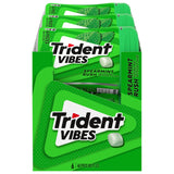 Trident Vibes Sugar-Free Chewing Gum, 6 Bottles of 40 Pieces (240 Total Pieces)