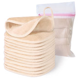Makeup Remover Cloth, 6" x 6" Makeup Remover Towels Reusable Face Cloth for Washing Face, Makeup Remover Pads Microfiber Face Washcloth with Mesh Bag