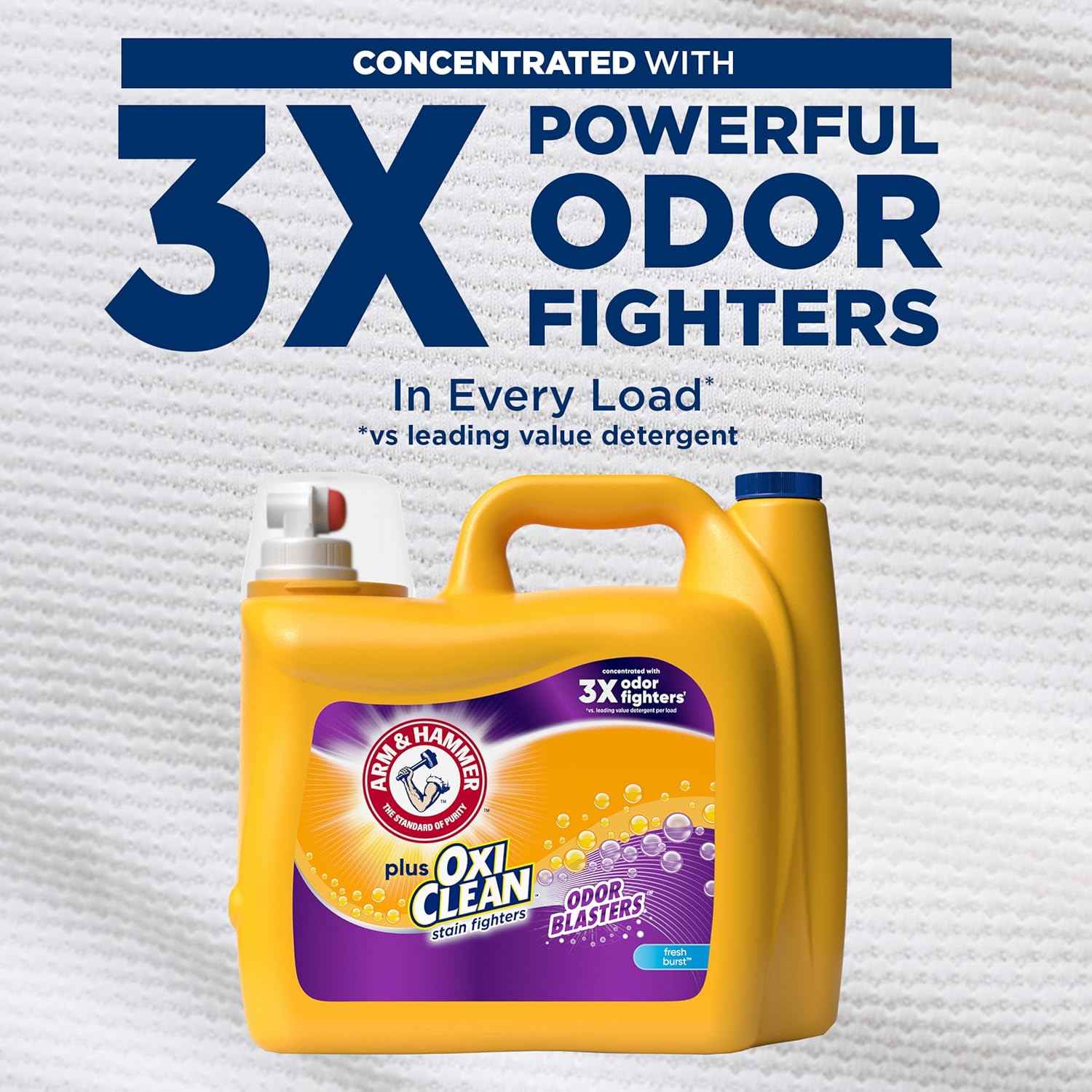 ARM & HAMMER Plus OxiClean Odor Blasters, Liquid Laundry Detergent