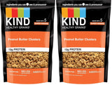KIND Healthy Grains Granola, Peanut Butter Clusters, Healthy Snacks, Gluten Free, 100% Whole Grains, 10g Protein, 11oz, 1 Count