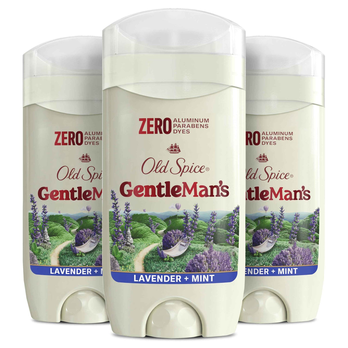 Old Spice GentleMan's Aluminum Free Dry Feel Deodorant for Men, 24/7 Lasting Freshness, Gentle on Skin with Skin Conditioners
