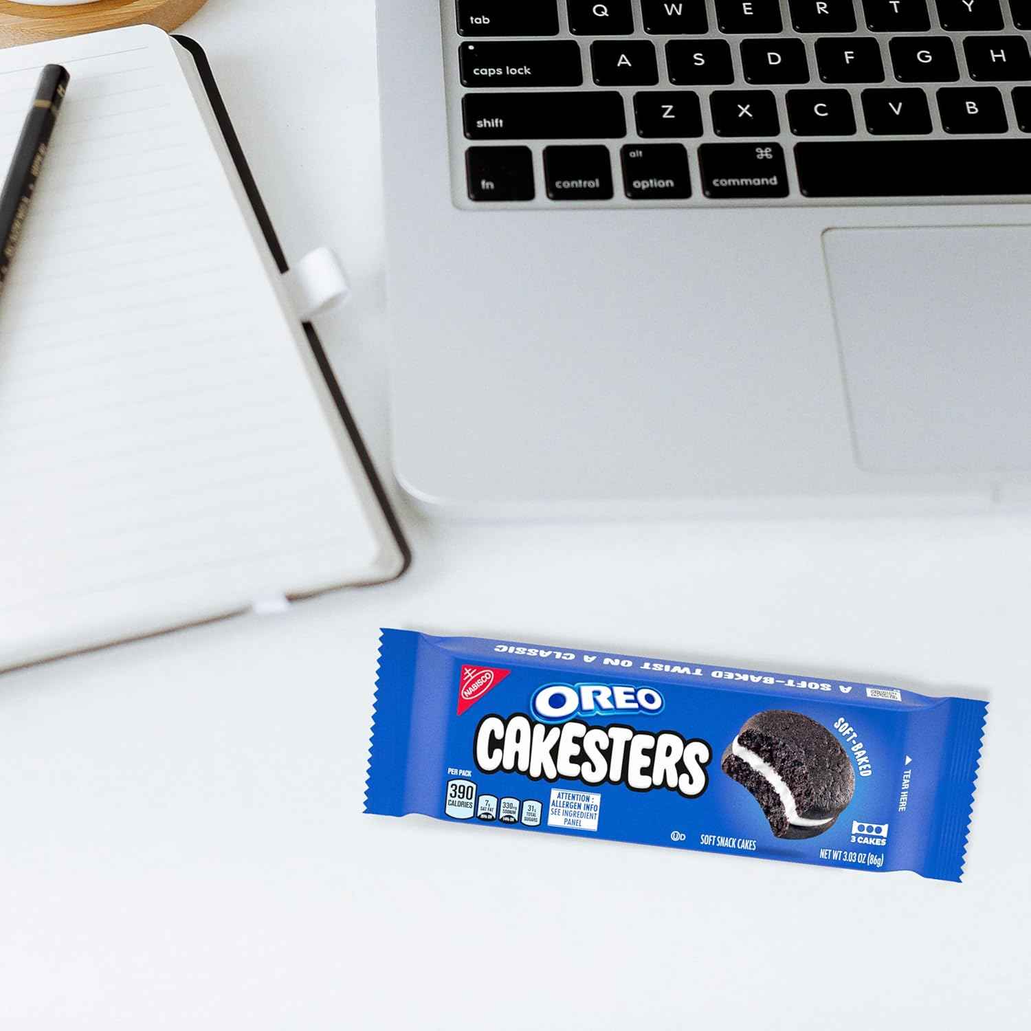 OREO Cakesters Soft Snack Cakes, 8-3.03 oz Snack Packs