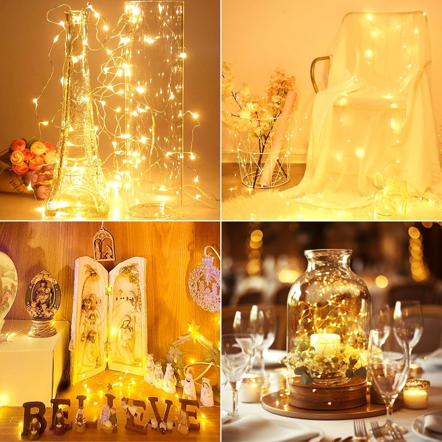 kolpop_12_Pack_LED_Fairy_Lights_Battery_Operated_with_3_Modes,_Mini_Twinkle_String_Lights_Battery_Powered_Waterproof_for_Christmas_Mason_Jars_Party