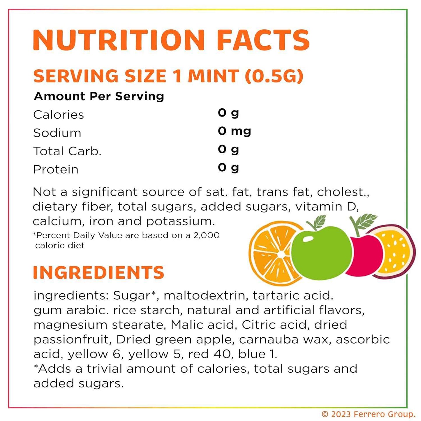 Tic Tac Bulk Fruit Adventure Refill Bag, On-the-Go Pocket-Sized Mints, Includes Empty Refillable Pack, 17.2 oz