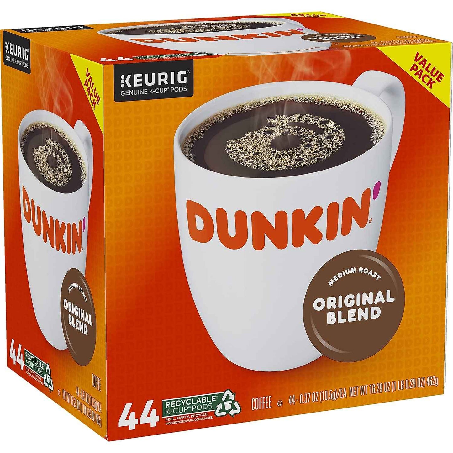 Dunkin' Donuts Coffee K-Cup Pods Medium Roast