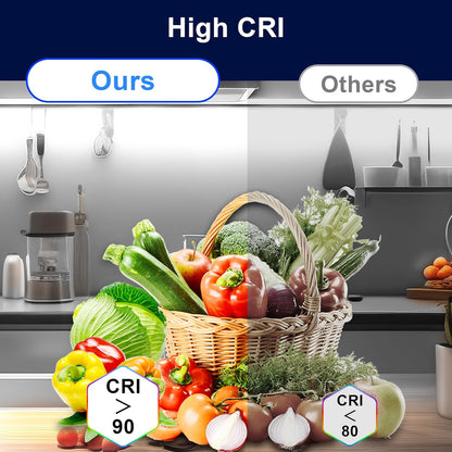 maylit_Under_Cabinet_LED_Strip_Lighting_Hardwired_24in/48in/72in,_Ultra_Bright_Small_LED_Light_Bar,_6000K_Cool_White,_110V-120V_Wired_Lights_for_Kitchen_Cabinet,_Counter,_Workbench,_Desk,_Closet,_Shelf,_Indoor