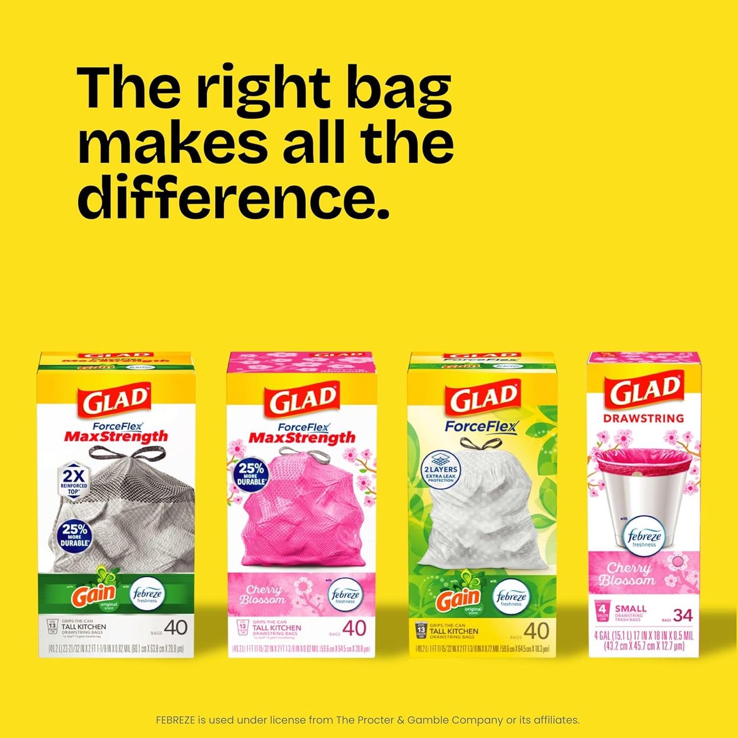 Glad_ForceFlex_Tall_Kitchen_Trash_Bags,_13_Gal,_Gain_Lavender_with_Febreze,_110_Ct_(Pack_May_Vary)