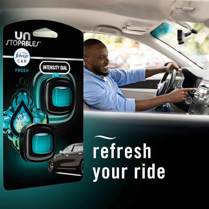 Febreze Car Air Freshener, Odor-Fighting Automotive Vent Clip, Scented Car Accessories, Long Lasting for Strong Odors