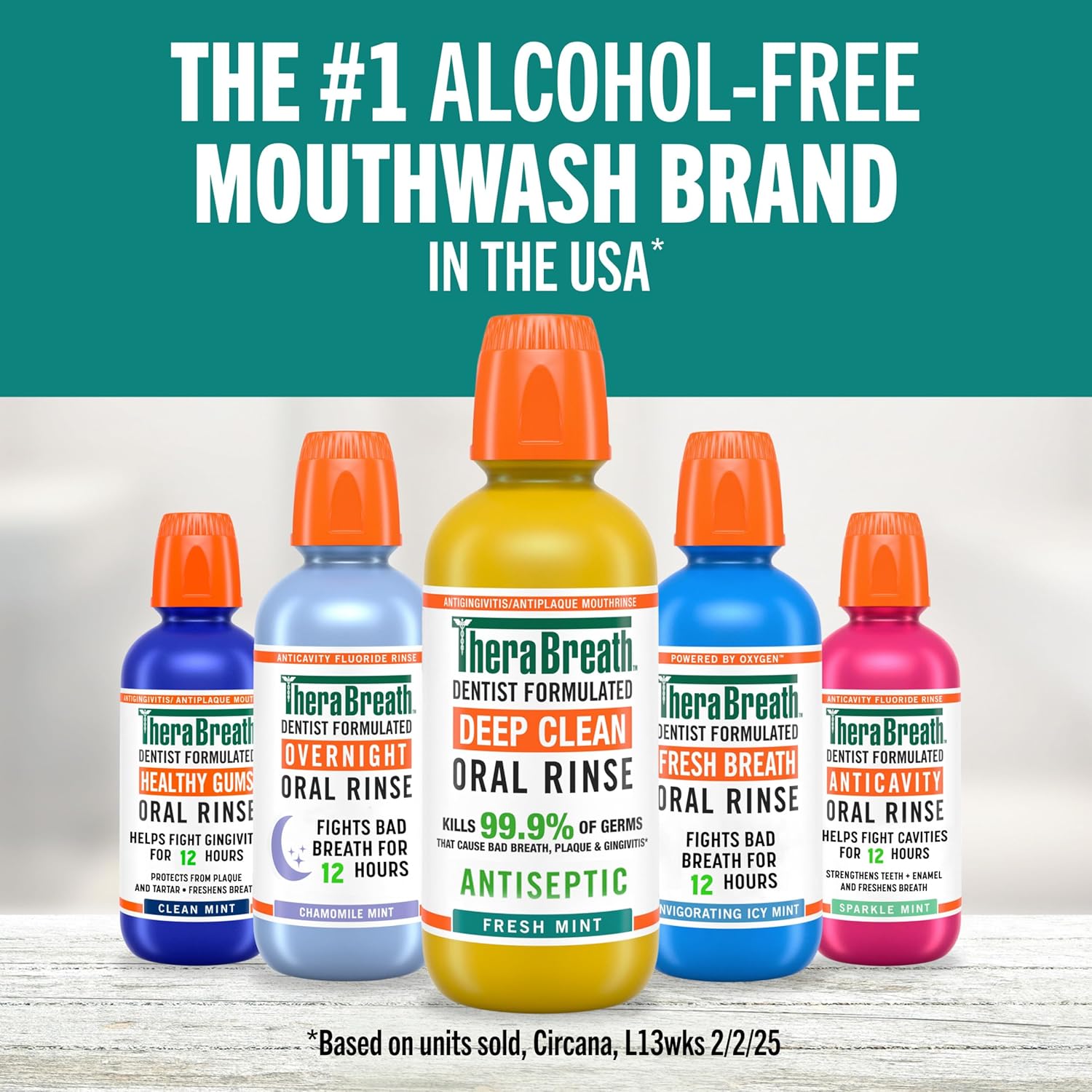 TheraBreath_Deep_Clean_Mouthwash,_Antiseptic_Benefits,_Fresh_Mint_Flavor,_Dentist_Formulated,_Alcohol_Free,_16_fl_oz_(Pack_of_2)