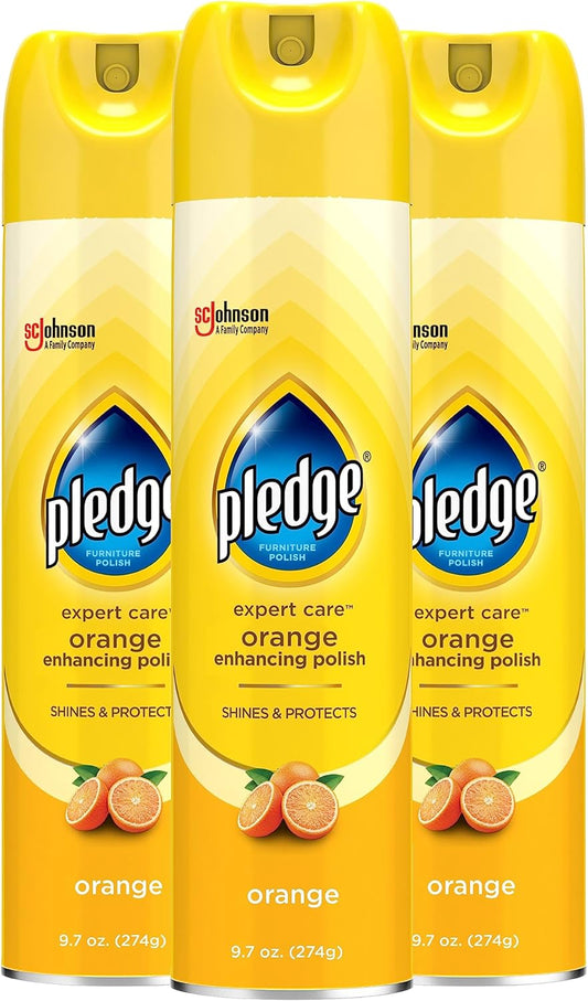 Pledge_Enhancing_Polish,_Wood_&_Furniture_Spray,_Orange_Scent,_9.7oz_(Pack_of_3)