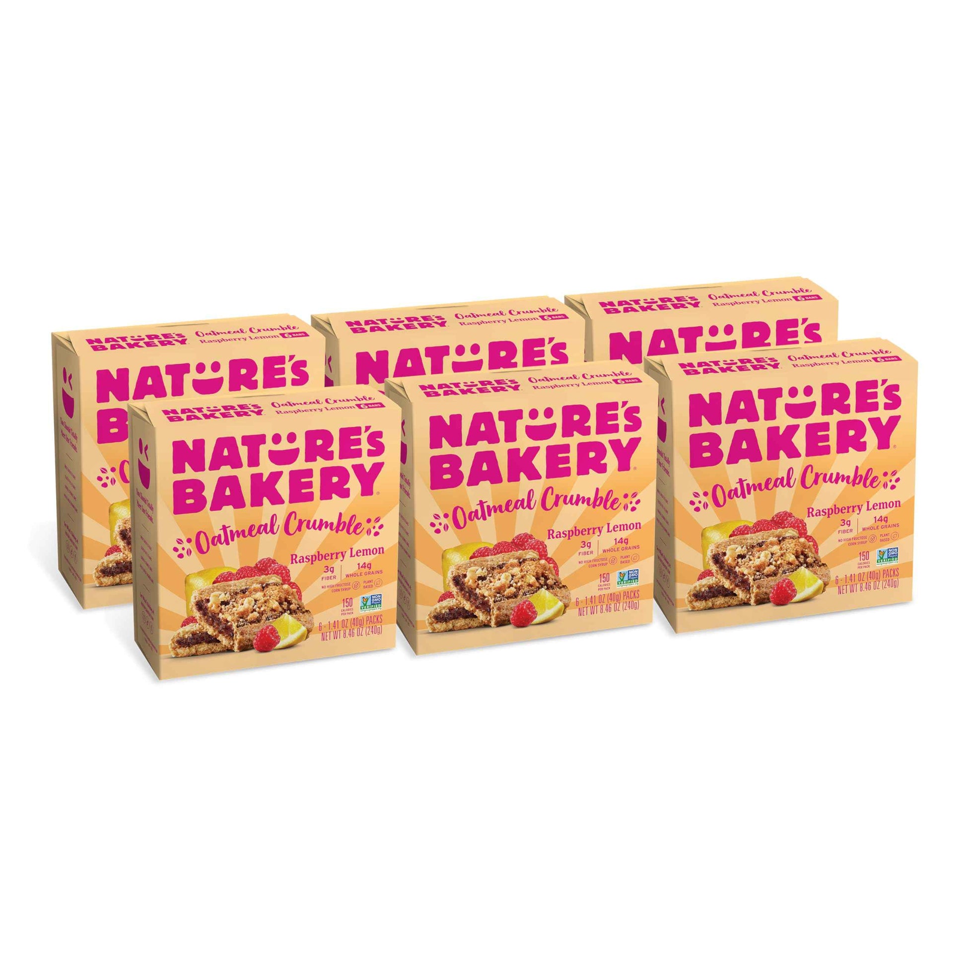 Nature’s Bakery Oatmeal Crumble Bars, Real Fruit, Vegan, Non-GMO, Breakfast bar