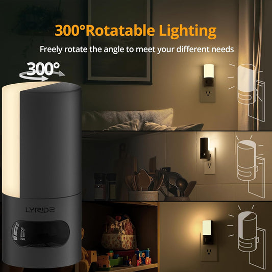 Lyridz_Plug-in_LED_Rotatable_Night_Light_with_Motion_Sensor,_Dimmable_Backlit_Nightlight_with_1-150lm_Adjustable_Brightness_for_Bathroom,_Bedroom,_Hallway,_Stairs,_2_Pack