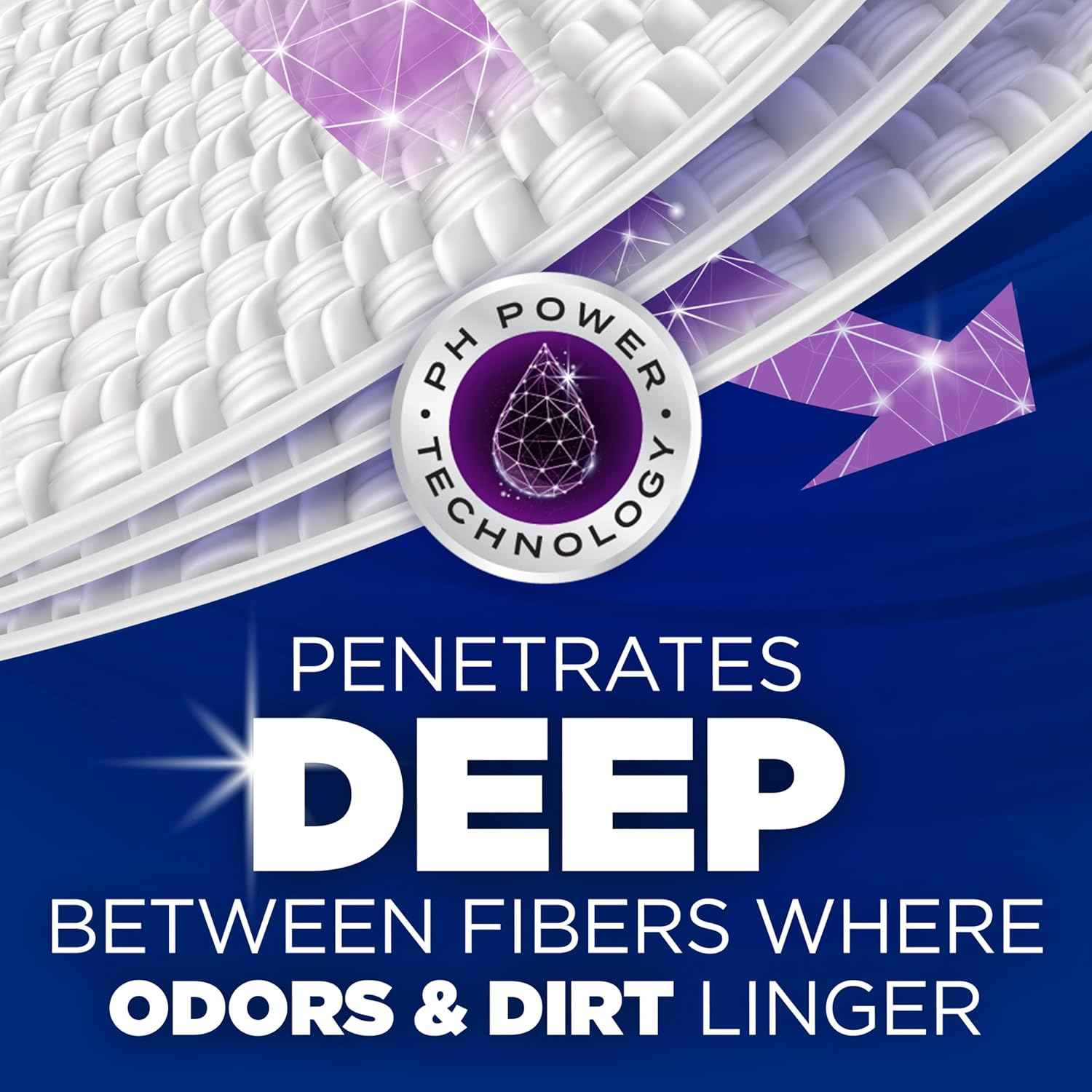 ARM & HAMMER Deep Clean Odor Formula Laundry Detergent Power Paks, Radiant Burst Scent