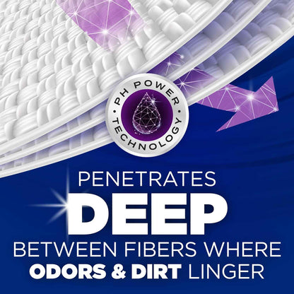 ARM & HAMMER Deep Clean Odor Formula Laundry Detergent Power Paks, Radiant Burst Scent