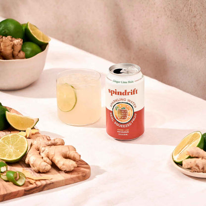 Spindrift Sparkling Water, Made with Real Squeezed Fruit, 12 Fl Oz Cans
