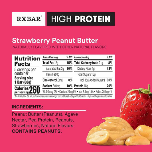 RXBAR High Protein Bars, Gluten Free, Protein Snacks
