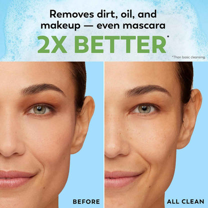 Olay Eye Makeup Remover Wipes, Daily Facials Gentle Face Cleanser for Sensitive Skin, Alcohol and Fragrance Free, Soft Face Wash Towels, Travel Essentials for Women, Dry Cloths