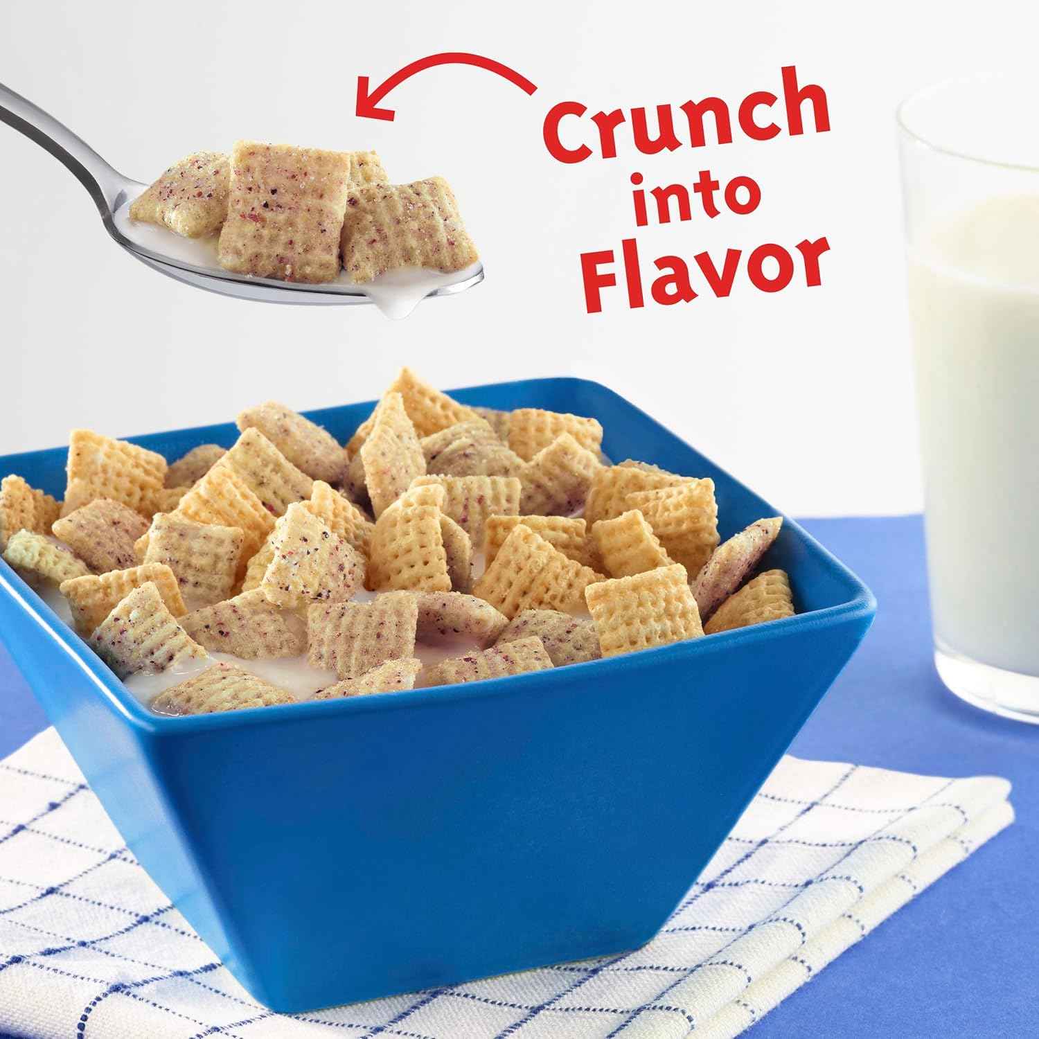 Blueberry Chex Cereal, Gluten Free Breakfast Cereal, Made with Whole Grain