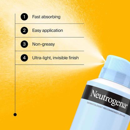 Neutrogena Ultra Sheer Sunscreen Spray SPF 45 Body Mist, Lightweight Non-Greasy Broad Spectrum UVA/UVB Protection, Oil-Free & Non-Comedogenic Water Resistant Spray Sunscreen (80 min), Pack of 3, 5 oz