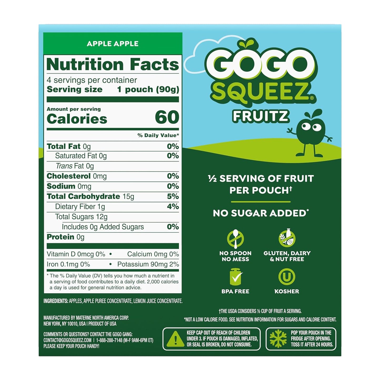 GoGo_squeeZ_No_Sugar_Added_Applesauce_and_Fruit_Puree,_Apple_Apple,_3.2_oz_Pouches_(Pack_of_48),_Fruit_Snacks_for_Kids,_Gluten_Free,_Nut_Free,_Recloseable_Cap,_BPA_Free