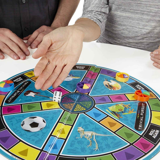 Hasbro Gaming Trivial Pursuit Game: Family Edition Board Game, Family Trivia Games for Adults and Kids, 2+ Players, Ages 8+ (Amazon Exclusive)
