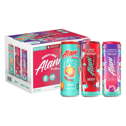 Alani Nu, Sugar Free, Low Calorie Energy Drinks, 200mg Caffeine, Biotin, B Vitamins, Zero Sugar, 10 Calories