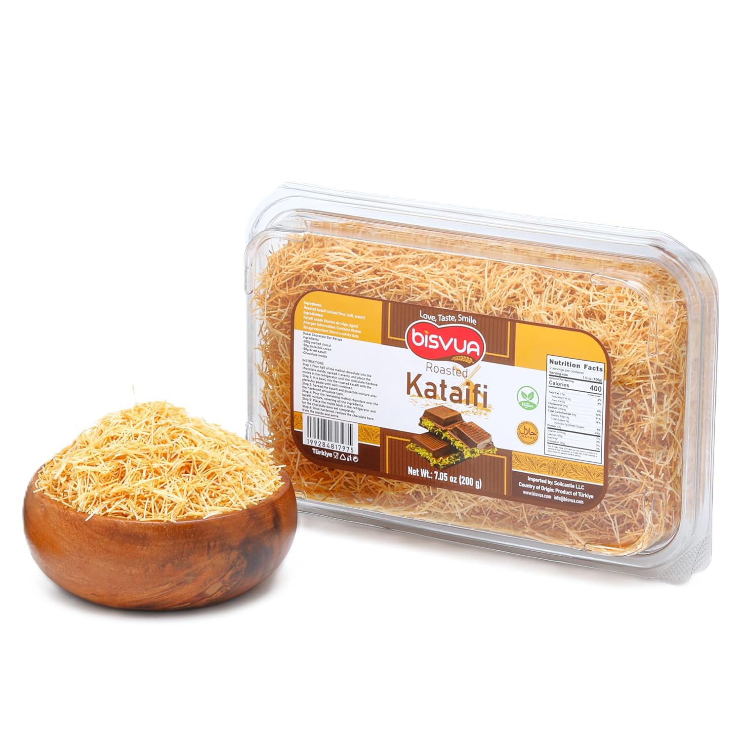 BISVUA_Premium_Roasted_Kataifi_200g_(7.1_oz)_–_Golden_Toasted_Shredded_Fillo_Dough_for_Dubai_Chocolate_Bars,_Pistachio_Cream_Recipes,_Kunafa,_Knafeh_&_Crunchy_Dessert_Creations