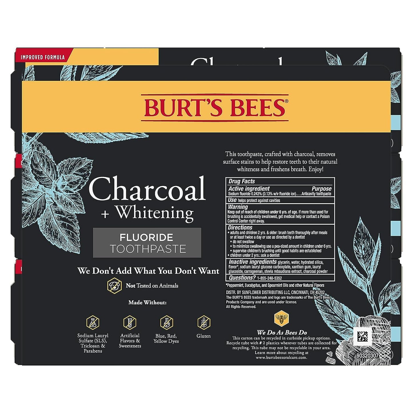 Burt's_Bees_Toothpaste,_Natural_Flavor,_Charcoal_with_Fluoride_Toothpaste,_Mountain_Mint,_3_x_4.7oz