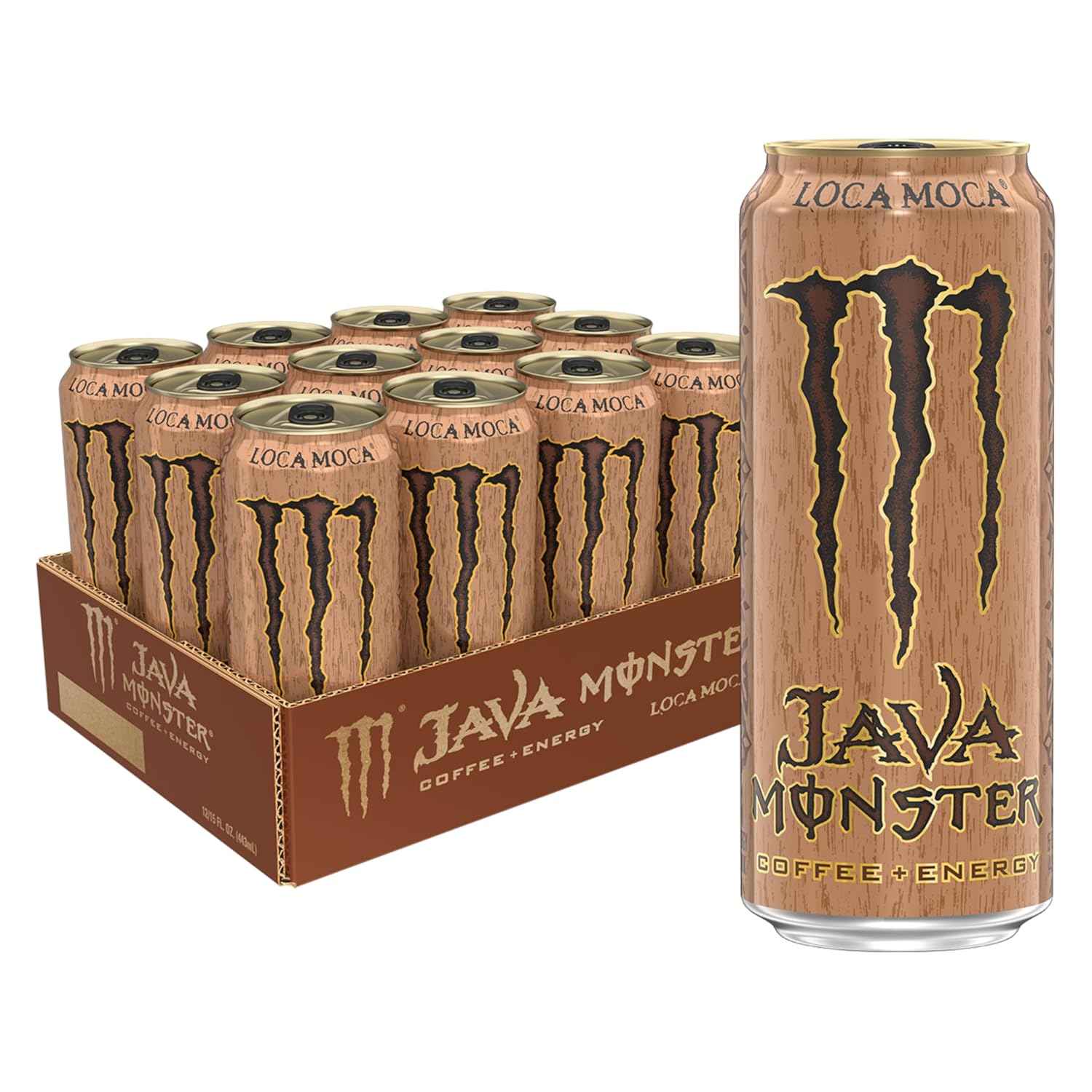 Java Monster, Coffee + Energy Drink, 15 Ounce