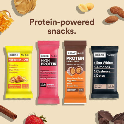 RXBAR Protein Energy Bites, Gluten Free Protein Balls, Dark Chocolate Peanut Butter