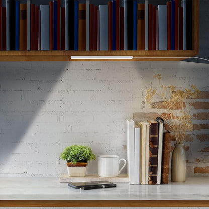 USB_Powered_Under_Cabinet_Lighting,_12"_Tool-Free_Mount_Dimmable_LED_Strip_for_Pantry_&_Workspace