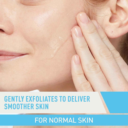 CeraVe Renewing Salicylic Acid Cleanser, Formulated With Hyaluronic Acid, Niacinamide, & Ceramides, Gentle BHA Exfoliating Face Wash Smoothes & Softens Skin, Non Comedogenic & Fragrance Free