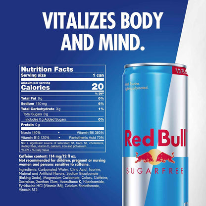 Red Bull Energy Drink Sugar Free
