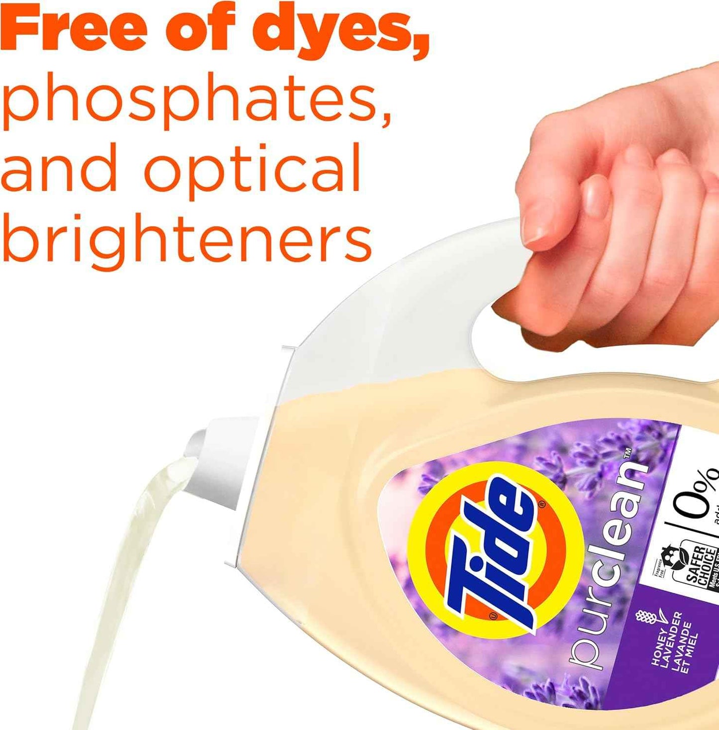 Tide Purclean Liquid Laundry Detergent, 63 fl oz, 48 Loads