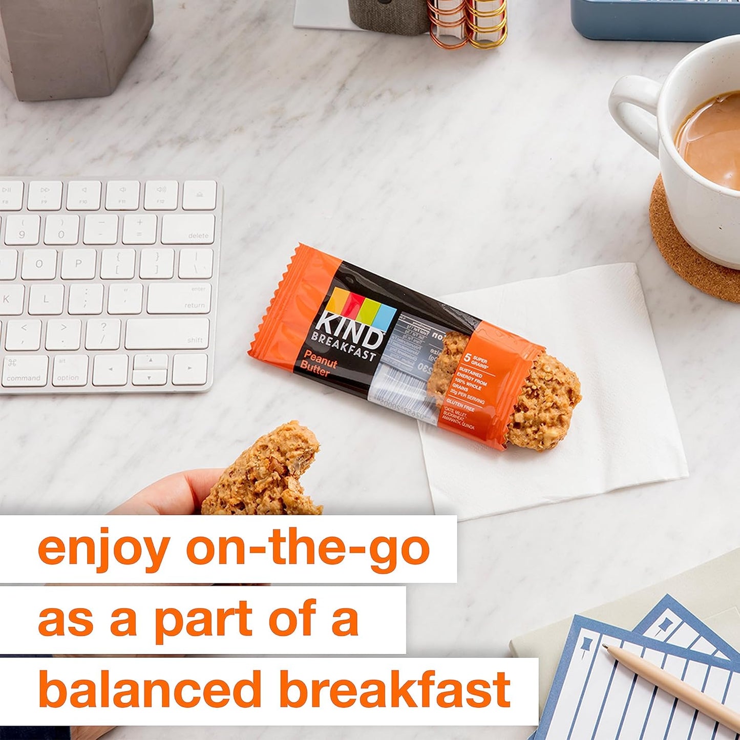 KIND_Breakfast_Bars,_Peanut_Butter,_Healthy_Snacks,_Gluten_Free,_100%_Whole_Grains,_5g_Protein,_30_Count