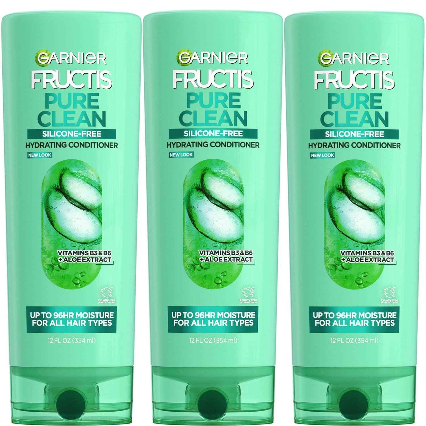 Garnier Fructis Pure Clean Hydrating Conditioner, 12 Fl Oz