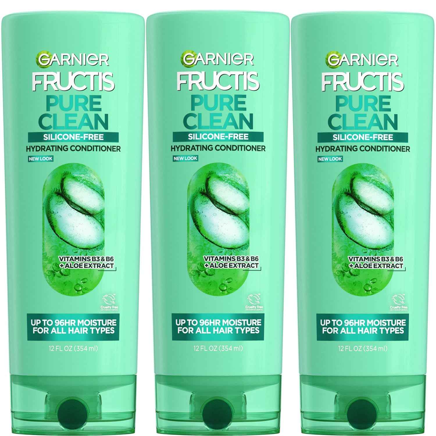 Garnier Fructis Pure Clean Hydrating Conditioner, 12 Fl Oz