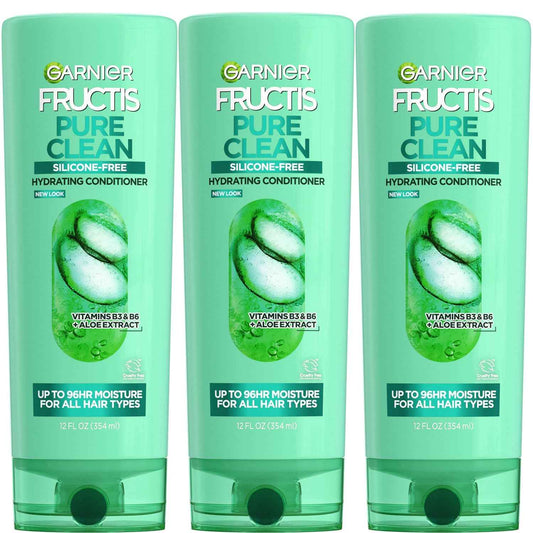 Garnier Fructis Pure Clean Hydrating Conditioner, 12 Fl Oz