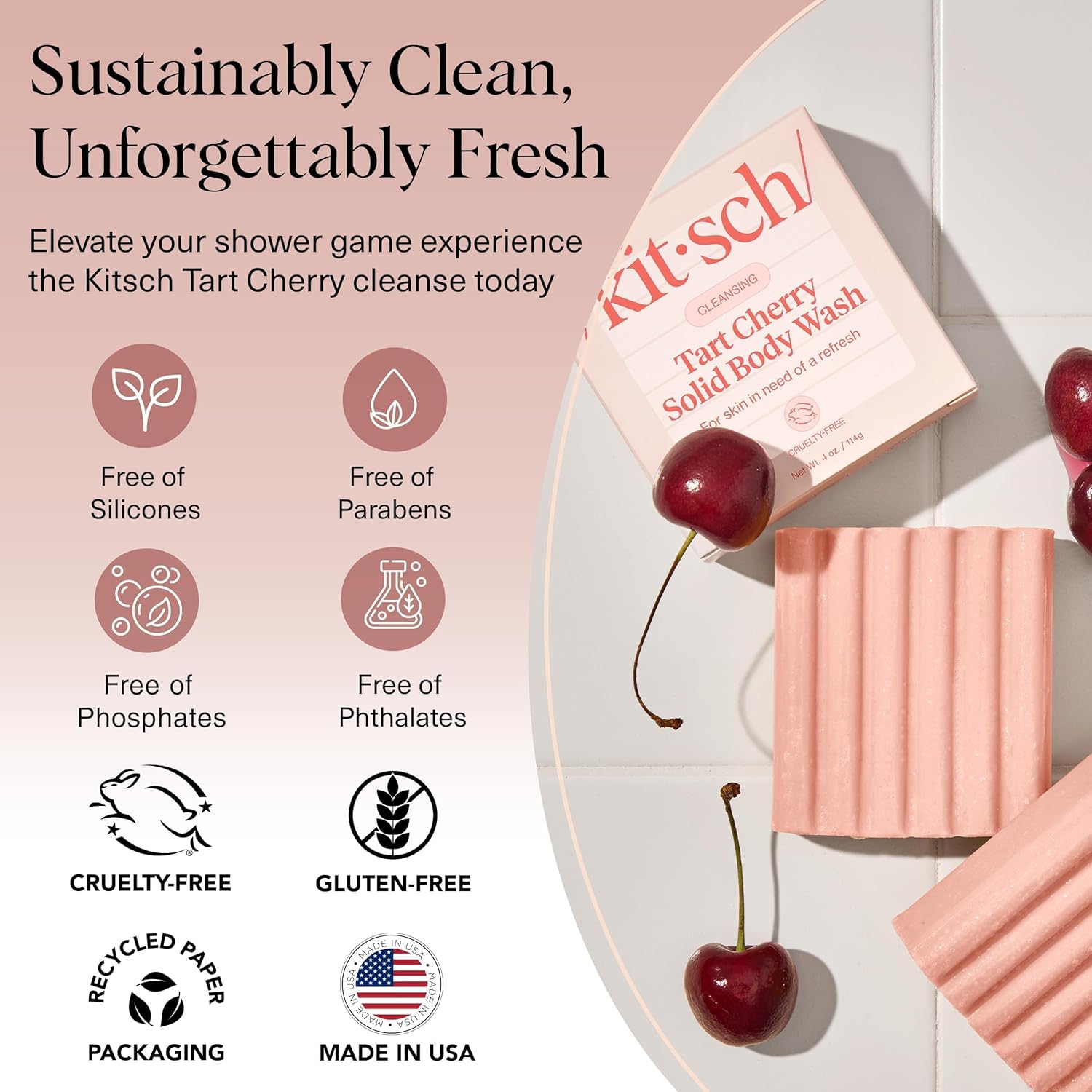 Kitsch_Cleansing_Tart_Cherry_Soap_Bar_with_Refreshing_Scent_-_Eco-Friendly_Body_Wash_Women_Love_-_Cherry_Solid_Bar_Soap_for_Daily_Use_-_Silicone,_Sulfate_and_Paraben_Free,_Made_in_USA_-_4oz