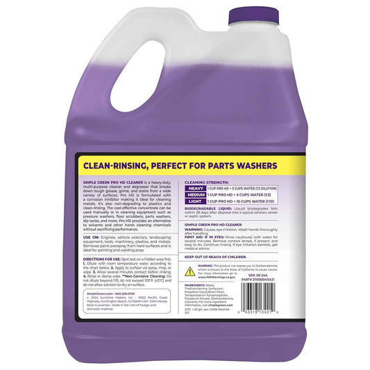 Simple Green Pro HD Heavy Duty Cleaner Concentrate 1 Gallon Bottle