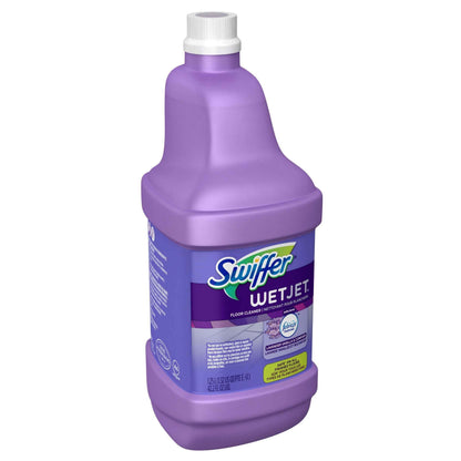 Swiffer WetJet Multi-Purpose and Hardwood Liquid Floor Cleaner Solution Refill, with Gain Scent,