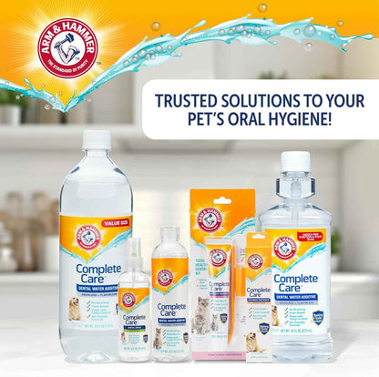 Arm & Hammer Complete Care Enzymatic Dog Toothpaste with Baking Soda and Calcium, Fluoride-Free Chicken Flavor for Plaque, Tartar, and Fresh Breath,