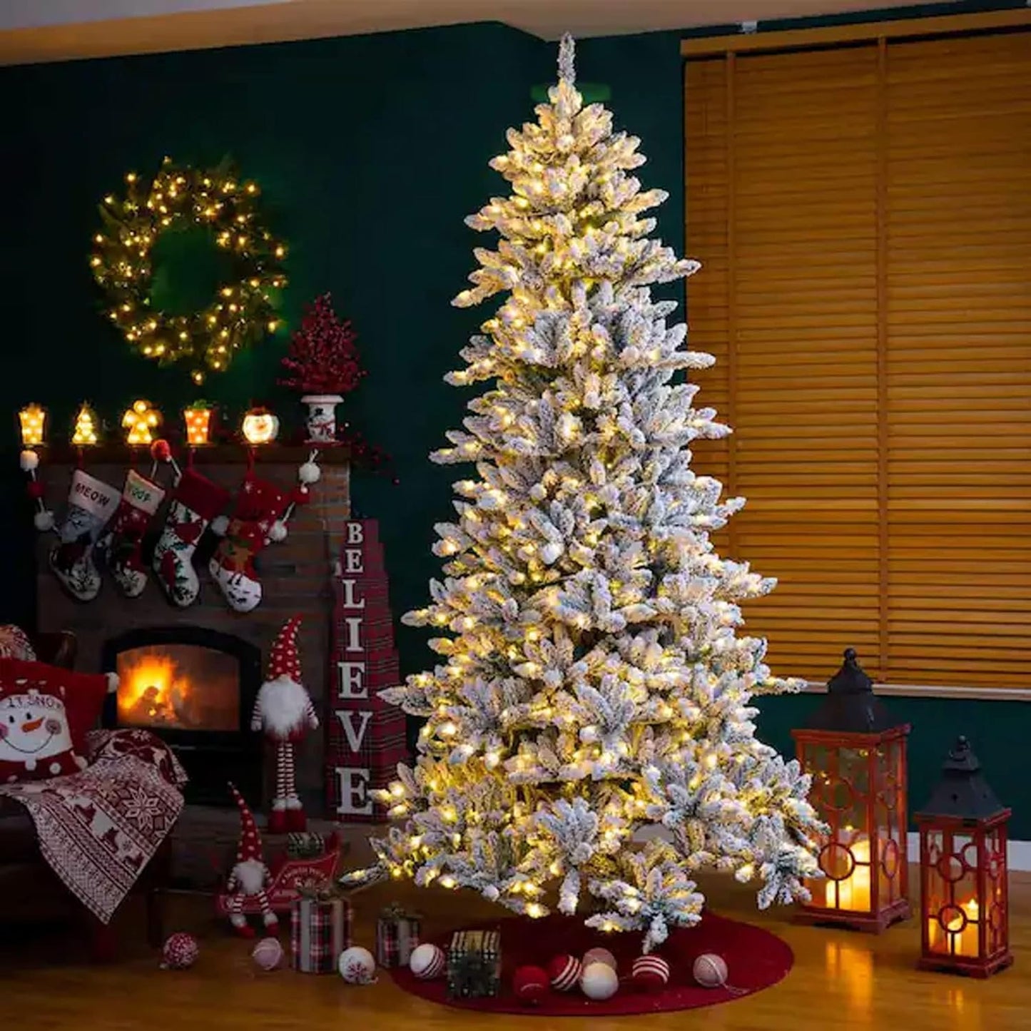 Dazzle_Bright_Christmas_Tree_Lights,_448_LED_Waterfall_Tree_Topper_Lights_with_Remote_&_8_Lighting_Modes,_8.2FT_X_16_Lines_Christmas_Light_for_Indoor_Outdoor_Yard_Party_Xmas_Decoration_(Warm_White)