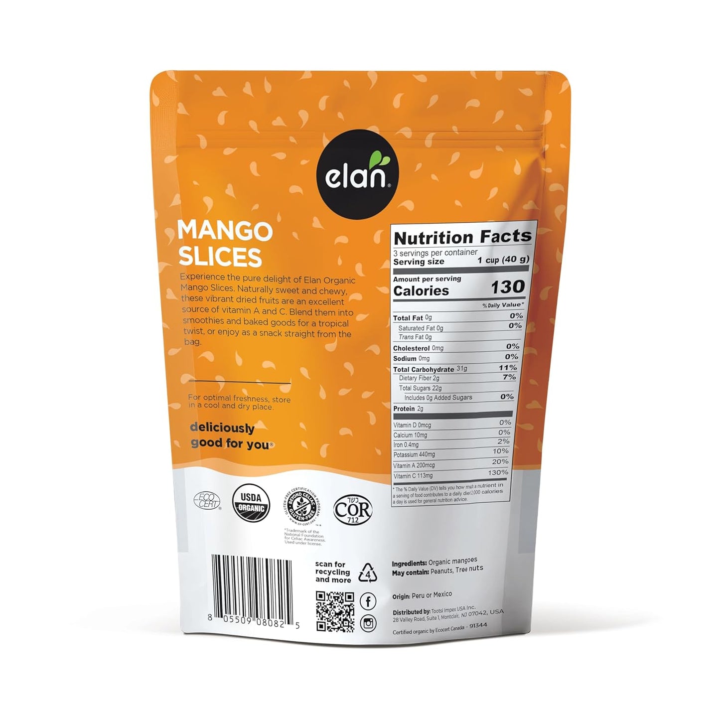 Elan_Organic_Dried_Mango_Slices,_4.4_oz,_Sulphite-free,_No_Sugar_Added,_Non-GMO,_Vegan,_Gluten-Free,_Kosher,_Healthy_Dried_Fruit_Snacks